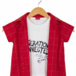 Red n White Double T-shirt